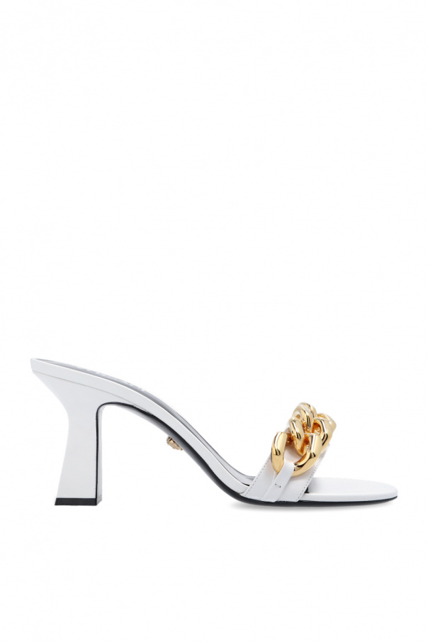 Versace hot sale clear mules